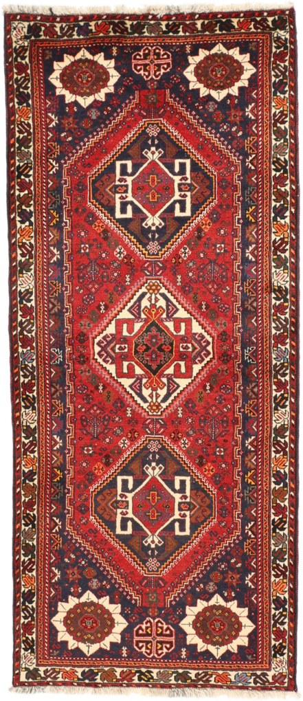 Shiraz Tappeto persiano 80x200 (Iran) Annodato A Mano