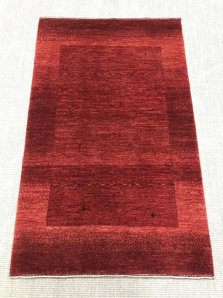 Loribaft Tappeto persiano 130 x 80 Rosso (Iran) Annodato A Mano