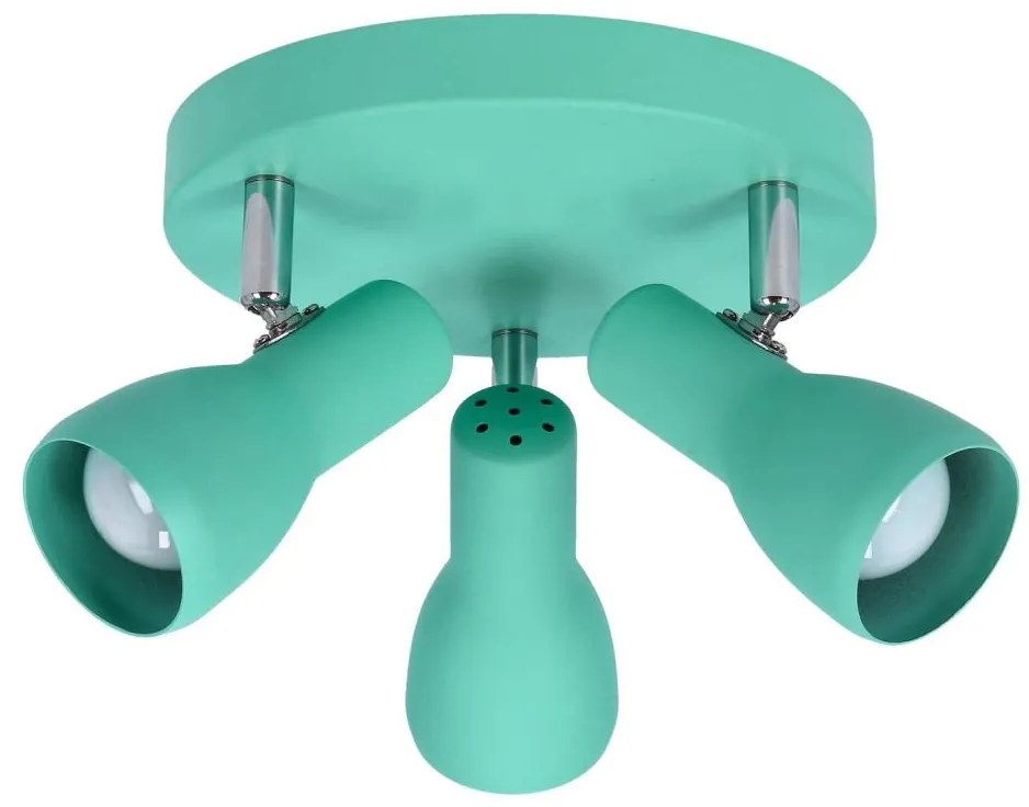 Luce Spot PICARDO 3xE14/40W/230V turchese