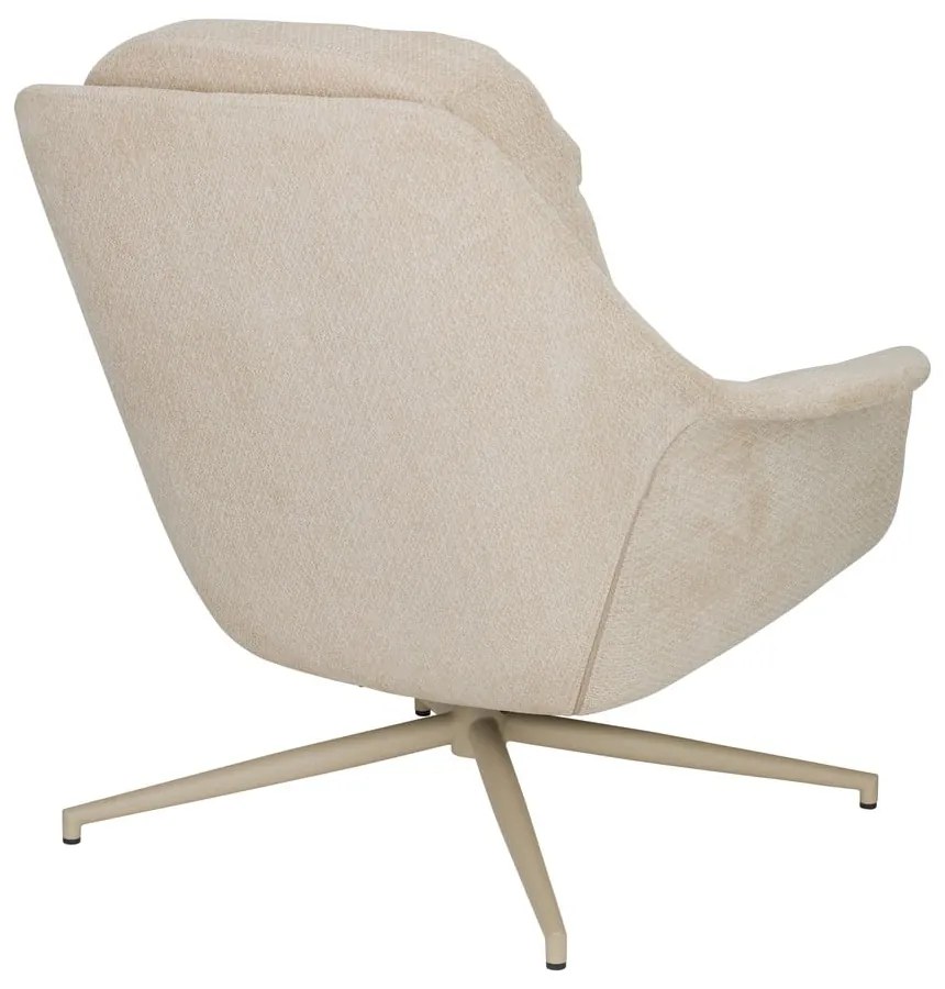 Poltrona da relax beige girevole Philly – Zuiver