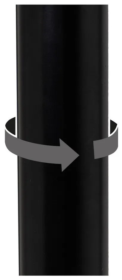 Sgabelli da bar neri ad altezza regolabile in similpelle in set di 2 (altezza seduta 56,5 cm) - Casa Selección