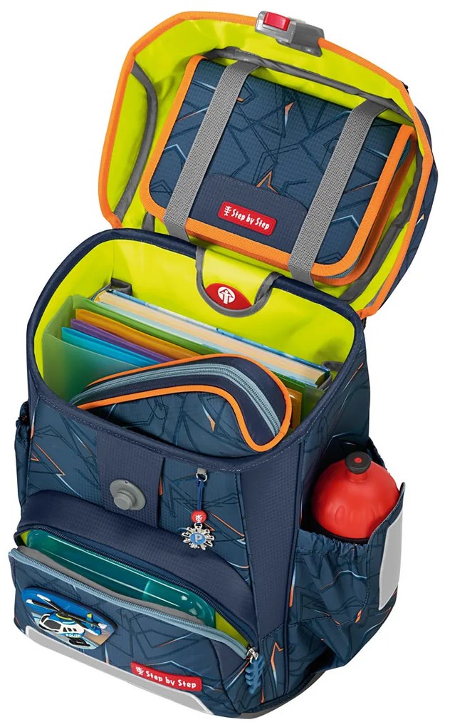 Zaino scuola Step by Step CLOUD, set 5 pezzi, Helicopter Sam