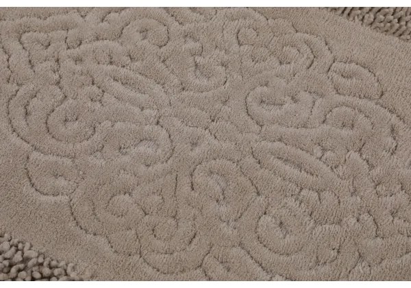 SET 2x Tappeto bagno PIANTE 60x100 cm marrone