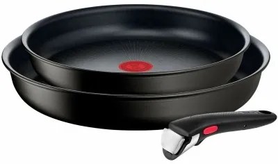 Set di padelle Tefal INGENIO UNLIMITED Ø 22 cm Ø 26 cm Nero