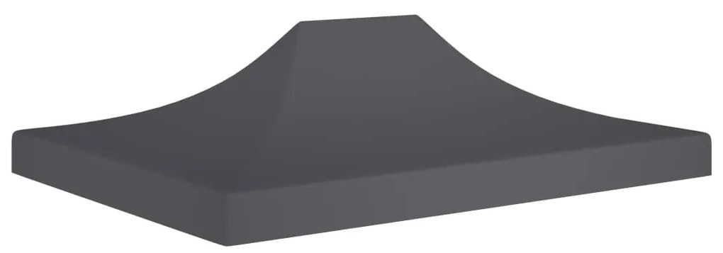 Tetto Per Tendone Per Feste 4,5x3 M Antracite 270 G/m² /