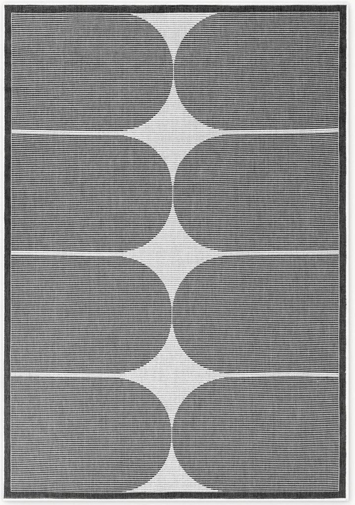 Tappeto rotondo reversibile da interno-esterno Bowen