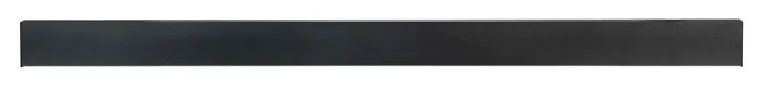 Lampada Lineare LED a Sospensione 42W 120cm Nera, con driver Philips Colore Bianco Variabile CCT