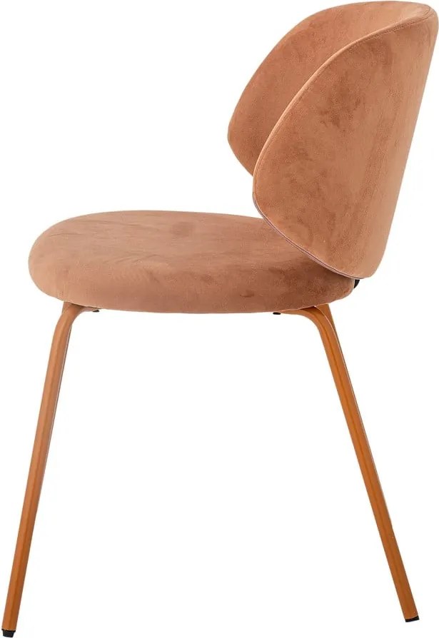 Set di sedie da pranzo in velluto arancione 2 pz Ponte - Bloomingville