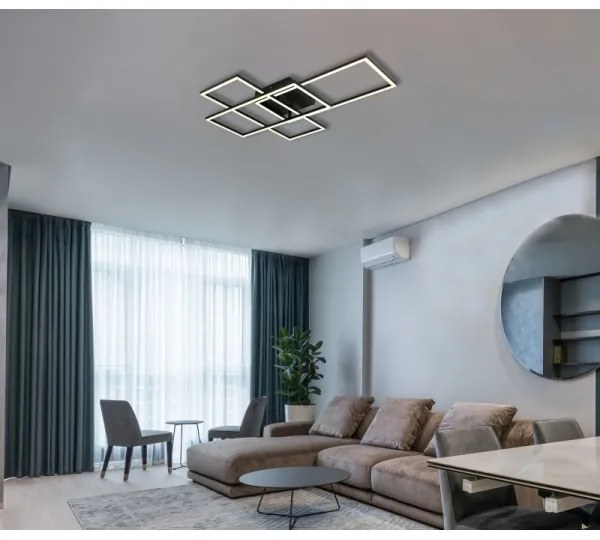 Globo 67227-40NBSH - Lampada LED da soffitto GABRIEL 40W/230V pr. 51x74 cm + DO