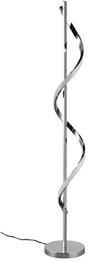 Lampada da terra a LED dimmerabile in argento lucido (altezza 120 cm) Isabel - Reality