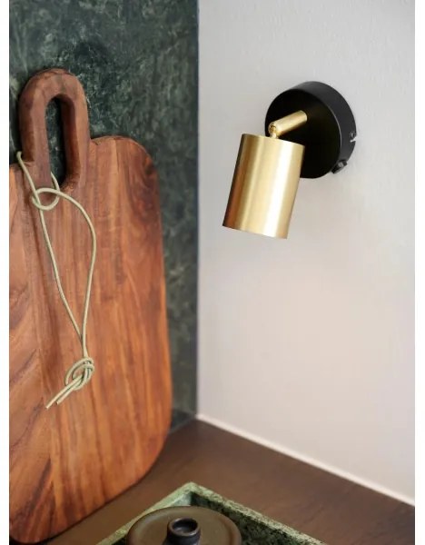 Nordlux - Faretto da parete EXPLORE 1xGU10/7W/230V ottone