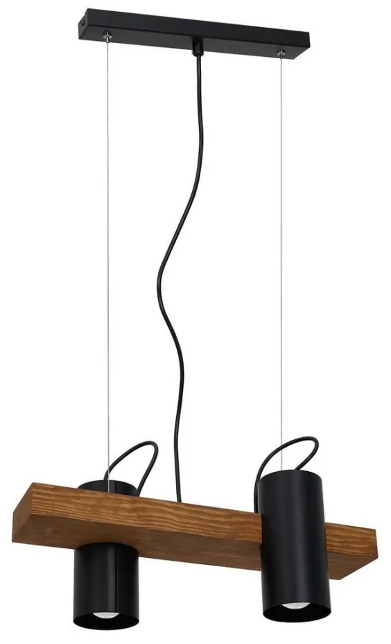 Lampadario a sospensione con filo GUDRUN 2xE27/60W/230V