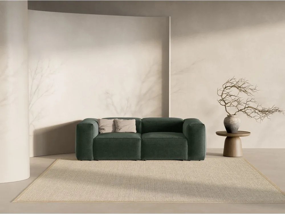 Divano verde 224 cm Bergamo – Cosmopolitan Design