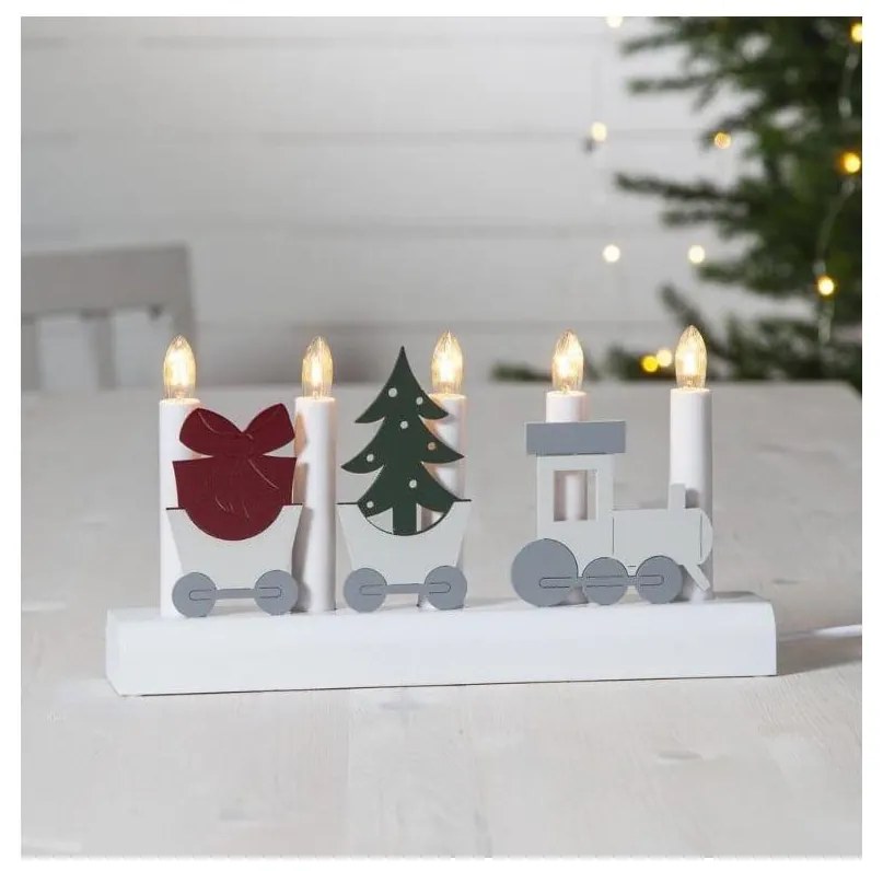 Eglo 410405 - Candeliere natalizio JULIA 5xE10/3W/230V