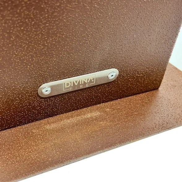 Camino a bioetanolo da giardino biocamino per esterno Capri 70 Ruggine