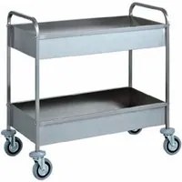 Carrello sbarazzo 2 piani albergo ristorante cm 101x57x97 RS0495