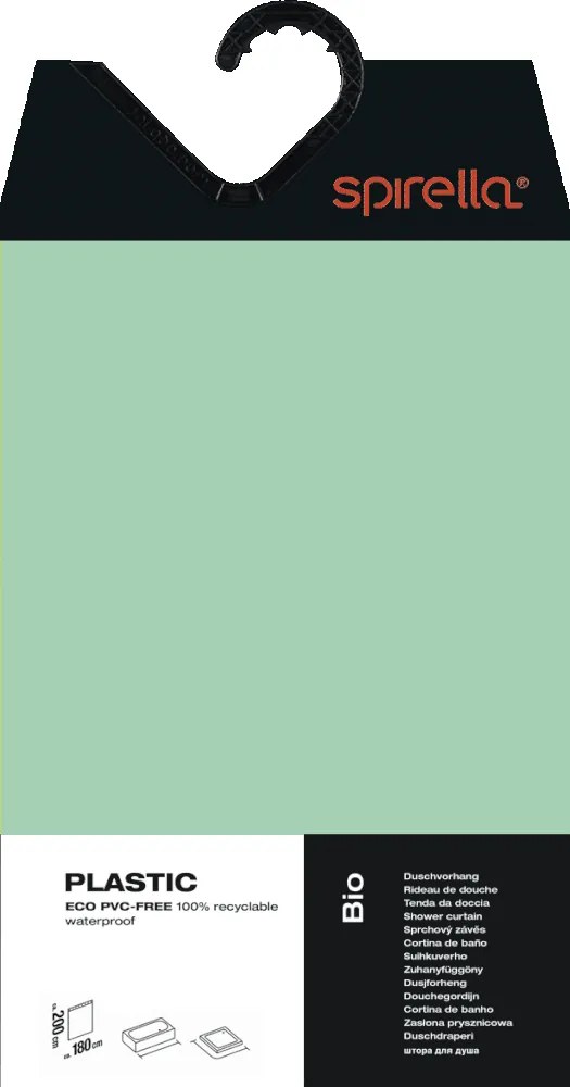 Tenda per doccia 180x200 cm Bio – Spirella