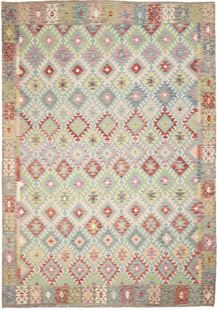 Kilim Tappeto 290x210 (Pakistan) Tessuto A Mano