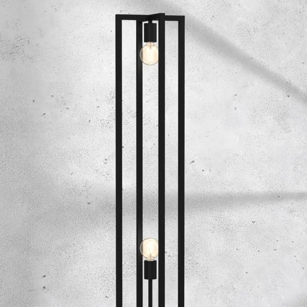 Lampada da terra ARNOLD 2xE27/60W/230V nero