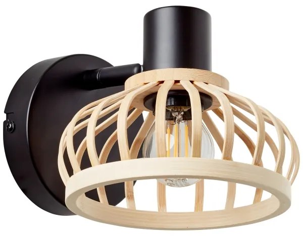 Brilliant - Lampada da parete NORAH 1xE14/28W/230V bambù