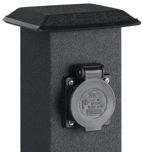EGLO 93426 - Colonna da giardino per esterni con prese SCHUKO IP44