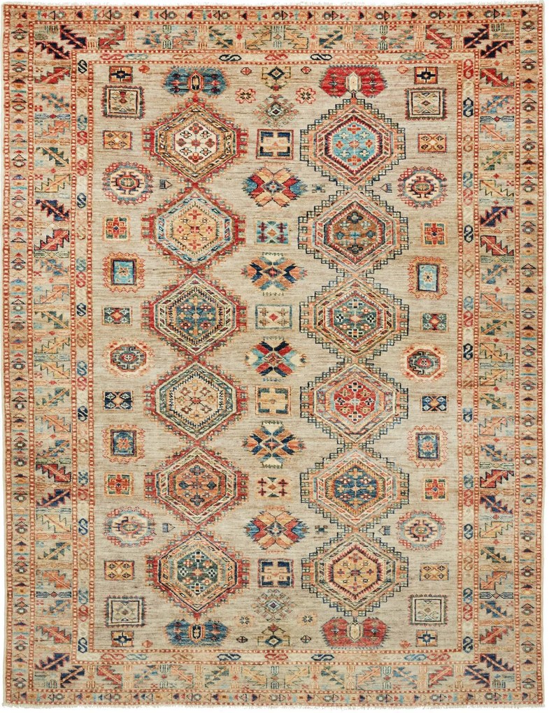 Kazak Tappeto 200x150 (Pakistan) Annodato A Mano