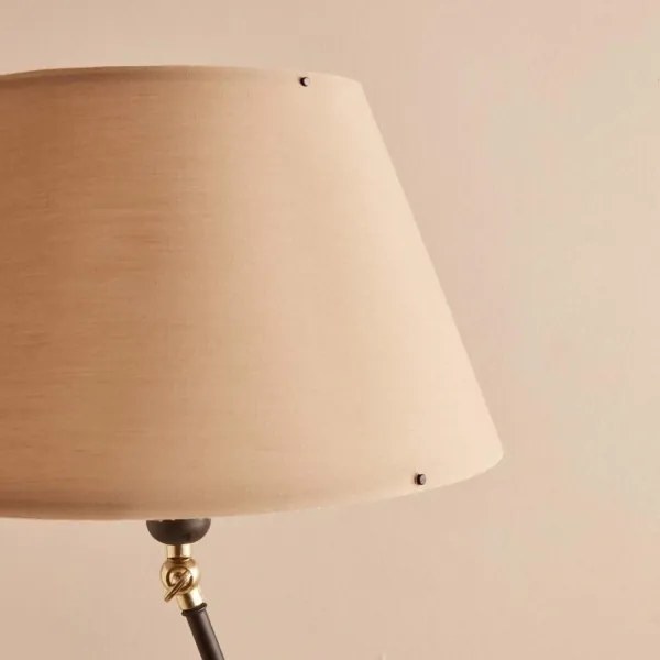 Lampada da terra AYD 1xE27/40W/230V nero/marrone