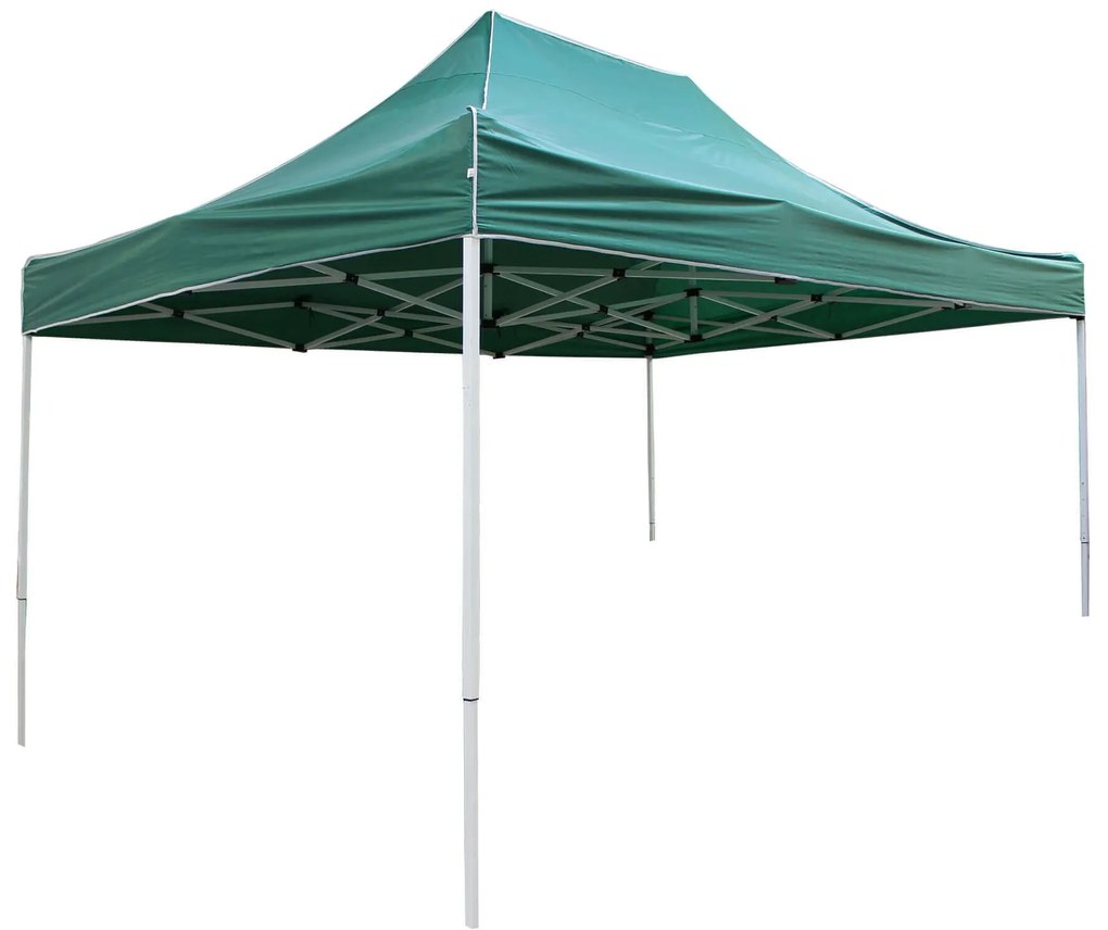 DIADEMA - gazebo pieghevole e richiudibile completo di sacca protettiva in acciaio 3 x 4,5 m