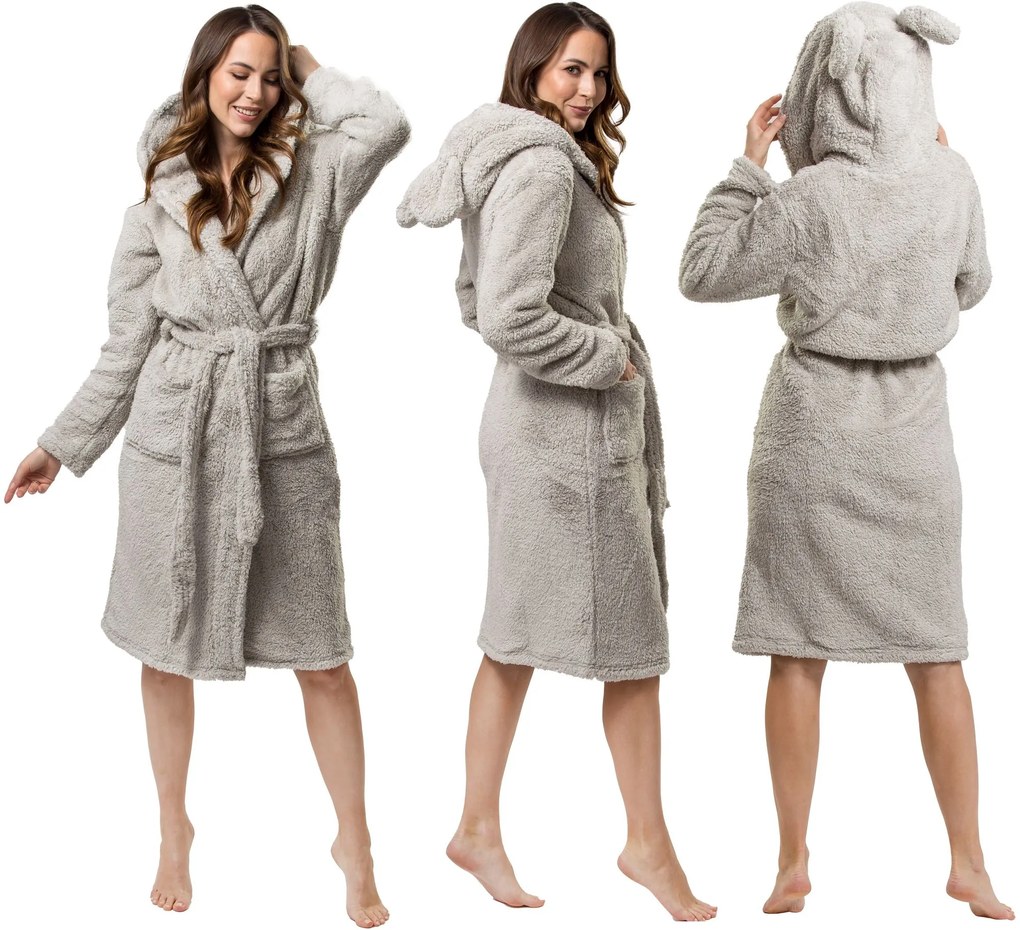 Accappatoio Teddy Grey Women S/M