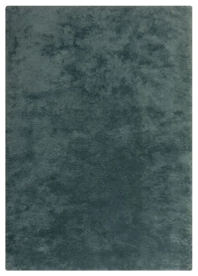 Tappeto in pelliccia sintetica color petrolio 160x230 cm Faroe Wool Look Fur - Flair Rugs