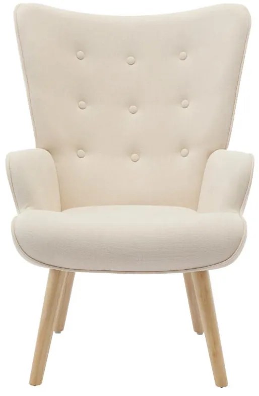 Poltrona in Tessuto Beige  - VATELY
