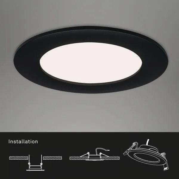 Brilo - SET 3x Lampada LED da incasso per bagni FLAT LED/7W/230V IP44