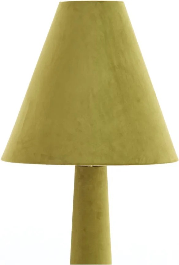 Lampada da terra verde con paralume in tessuto (altezza 168 cm) Devia - Light &amp; Living