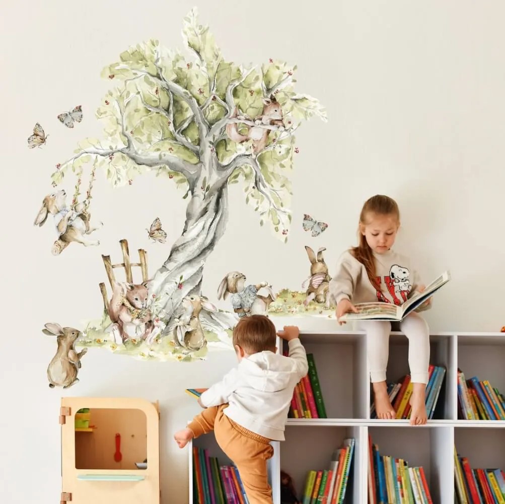 Adesivo murale Woodland - Guardiani della foresta | Inspio