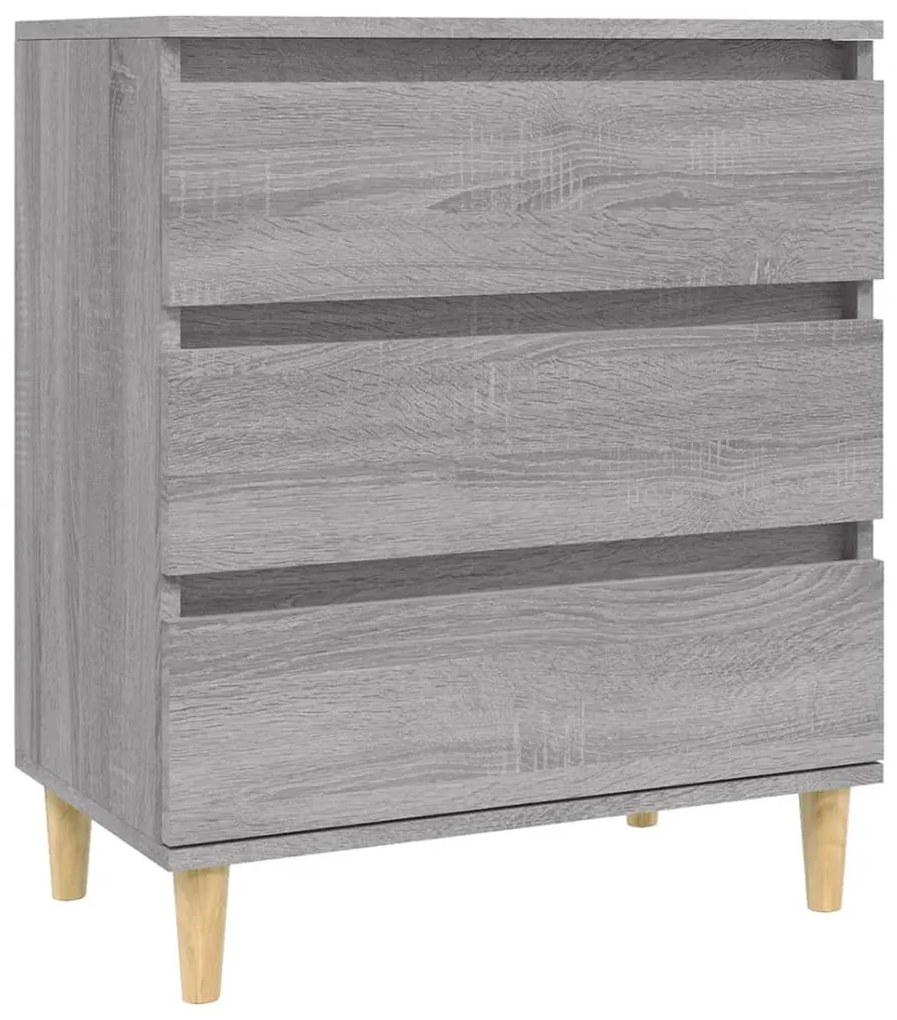 Credenza grigio sonoma 60x35x70 cm in legno multistrato