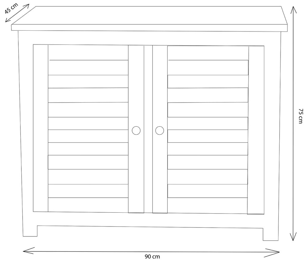 PARADIGMA - mobile da giardino in legno di teak