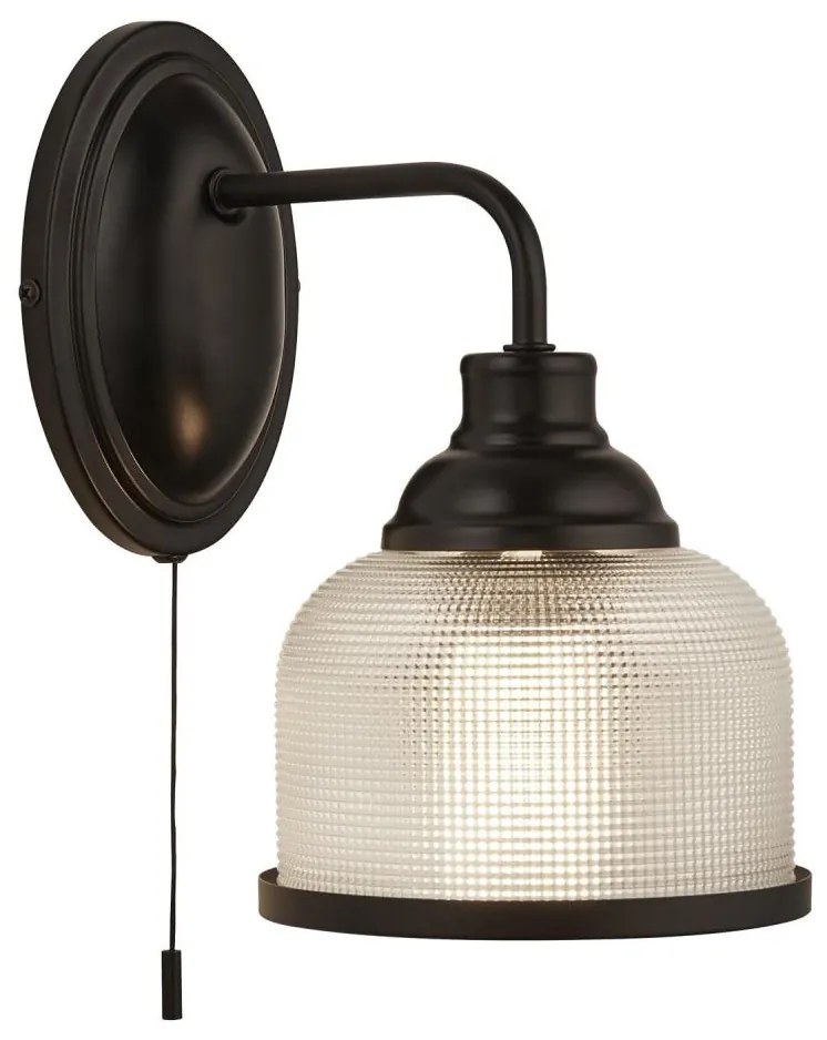Searchlight 2671-1BK - Applique BISTRO 1xE27/60W/230V nero