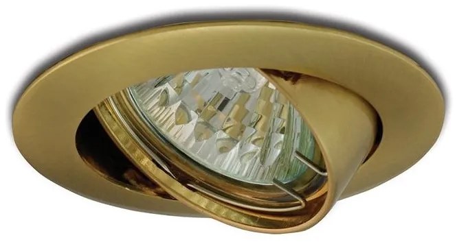 Luce da incasso inclinabile 1xGU5,3/50W/12V oro