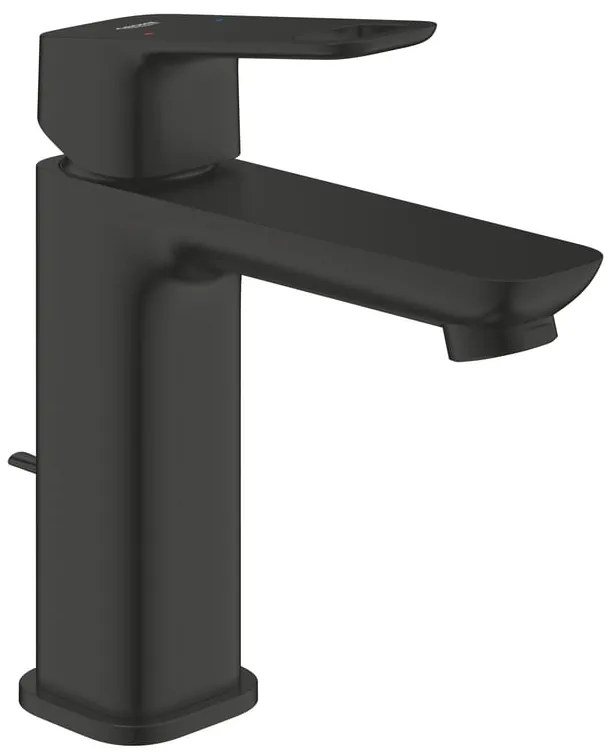 Rubinetto per lavabo a canna media getto aerato Clova Pulse nero spazzolato opaco GROHE H 20.1 cm