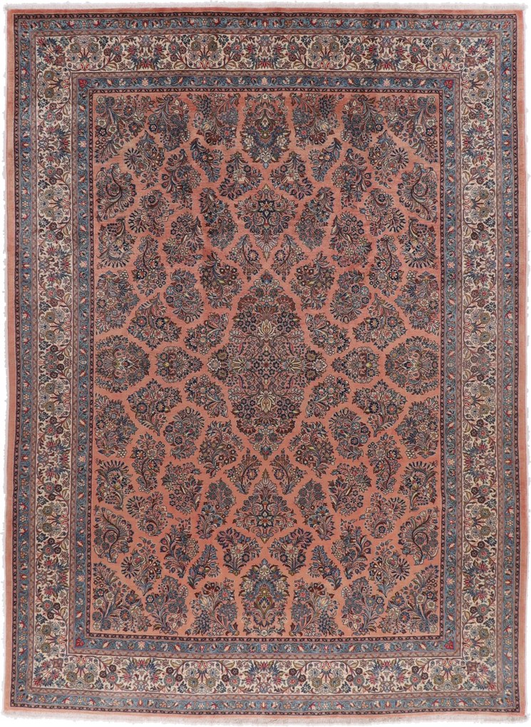 Sarouk Tappeto 290 x 400 (Iran) Annodato A Mano
