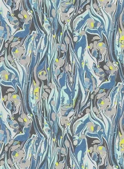 Tapete Delahaye von Designers Guild - Cobalt
