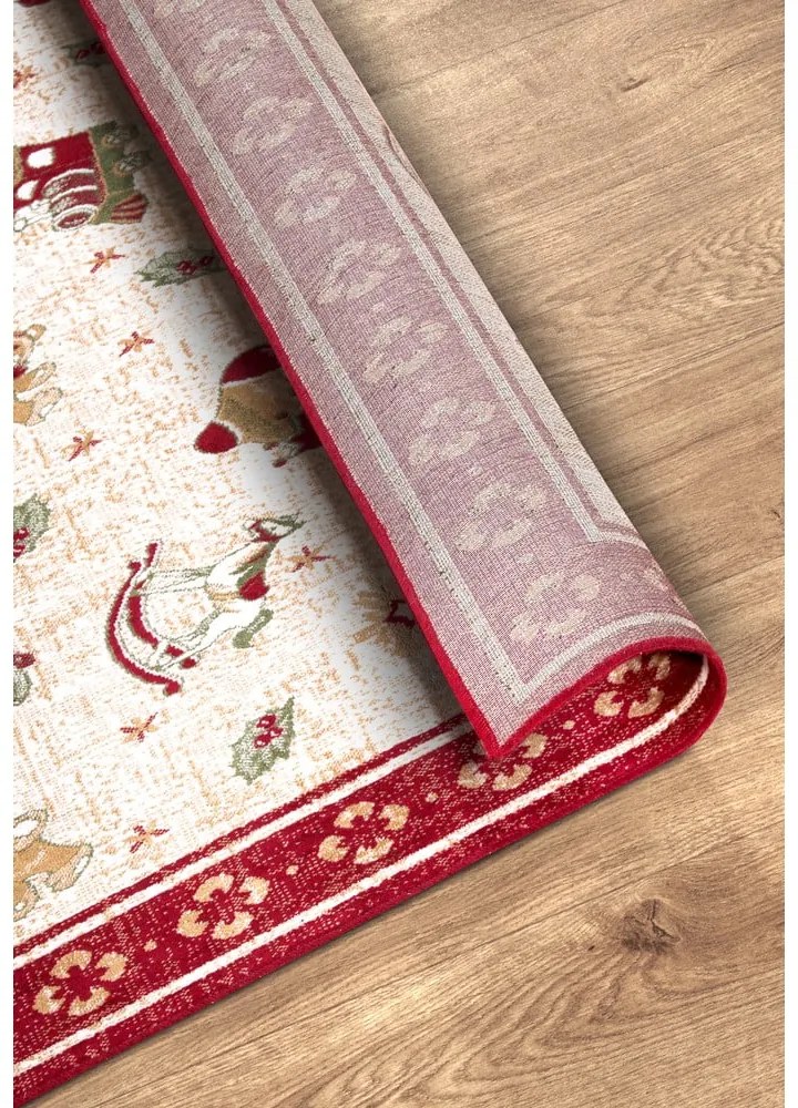 Tappeto rosso natalizio in cotone 160x230 cm Toy's Delight Red Christmas - Villeroy&amp;Boch