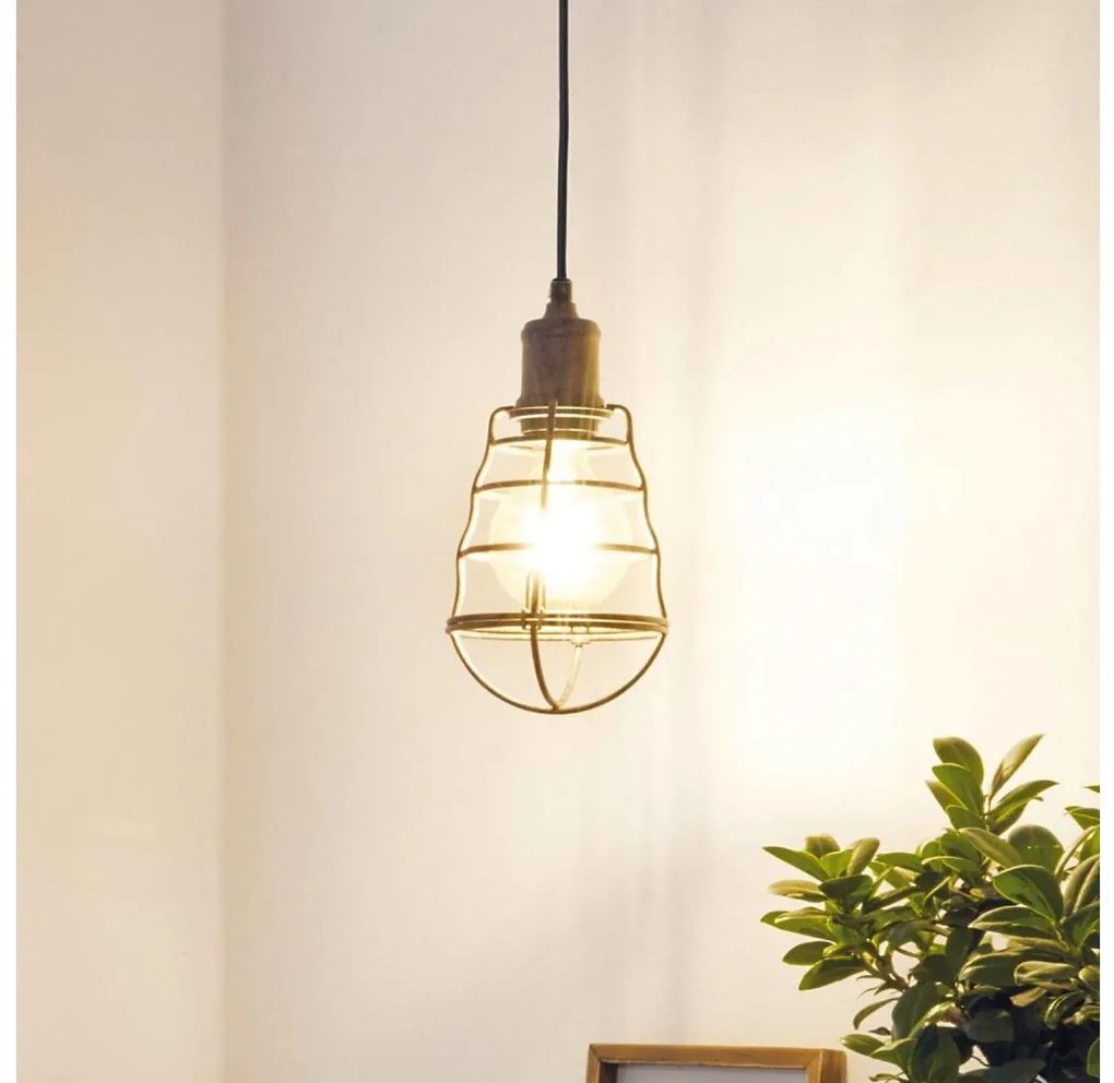 Eglo 49809 - Lampada a sospensione PORT SETON 1xE27/60W