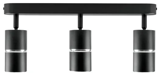 Faretto BAMBOO 3xGU10/10W/230V nero