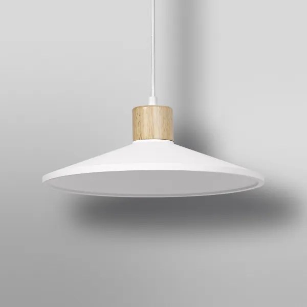 Ledvance - Lampadario a sospensione con filo DECOR PLASTER 1xE27/25W/230V diametro 32 cm gesso bianco