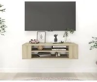 Mobile Porta TV Sospeso Rovere Sonoma 100x30x26,5cm Truciolato 806232