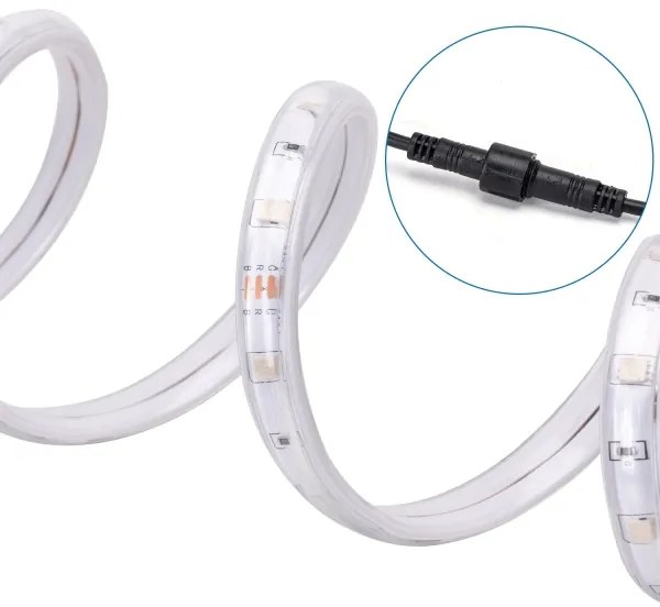 Aigostar - Striscia solare LED RGB dimmerabile LED/1,6W/3,2V 5 m IP65 + telecomando