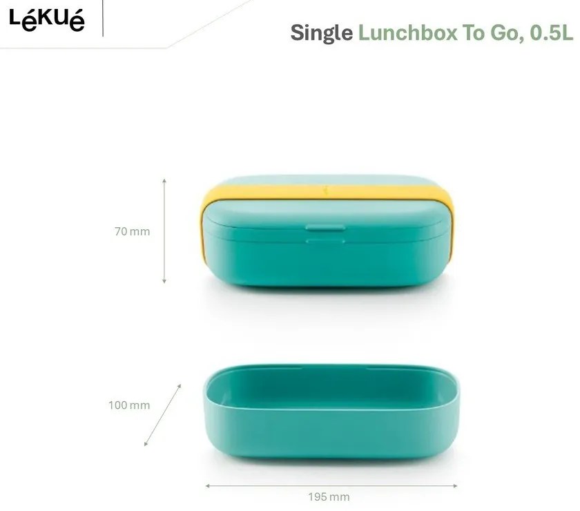 Portapranzo con scomparti To Go – Lékué