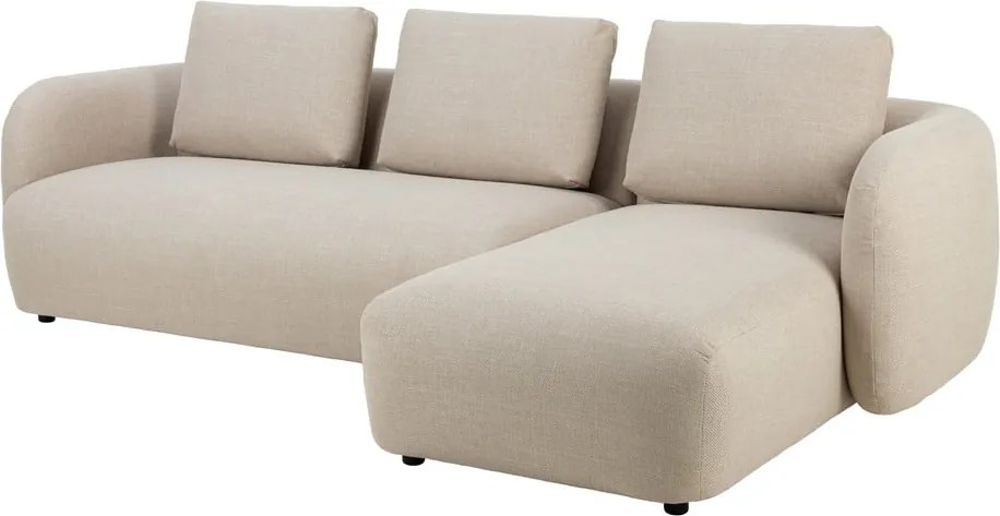 Divano angolare beige (angolo destro) Imola - Bonami Selection