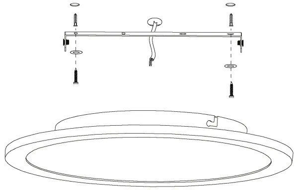 Eglo 98208 - Plafoniera LED dimmerabile SARSINA-A LED/19,5W/230V + Tc